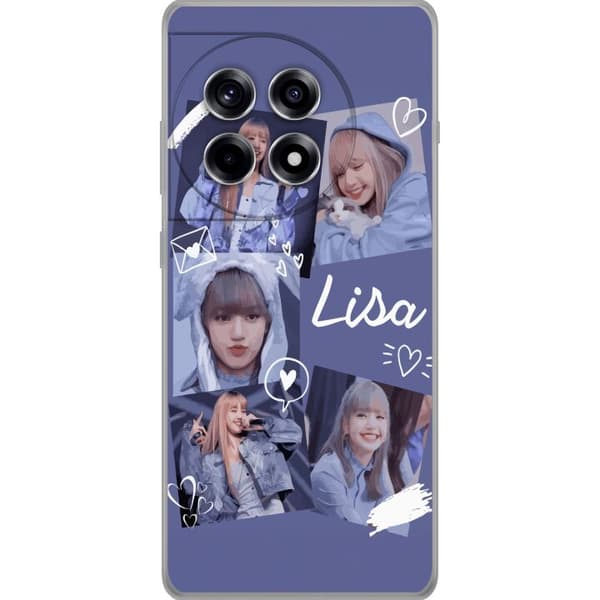 OnePlus 12R Gennemsigtig cover Lisa Blackpink – Aesthetic K-pop Queen