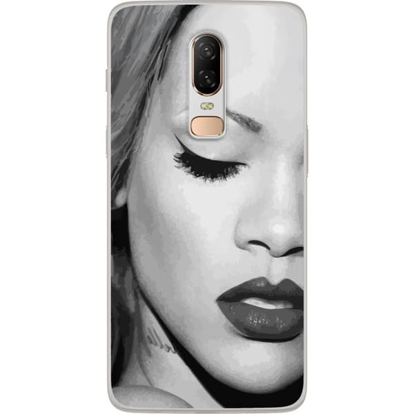 OnePlus 6 Gjennomsiktig deksel Rihanna – Aesthetic Edit 2025