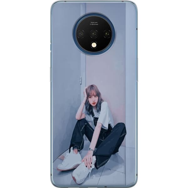OnePlus 7T Gennemsigtig cover Lisa from Blackpink – K-pop Style Icon