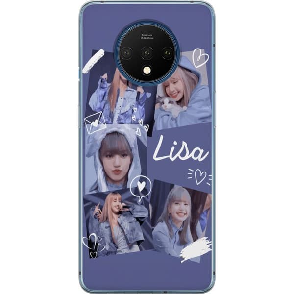OnePlus 7T Gjennomsiktig deksel Lisa Blackpink – Aesthetic K-pop Queen
