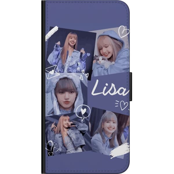 OnePlus 7T Pro Tegnebogsetui Lisa Blackpink – Aesthetic K-pop Queen