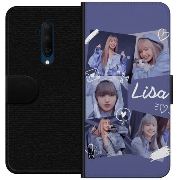 OnePlus 7T Pro Tegnebogsetui Lisa Blackpink – Aesthetic K-pop Queen