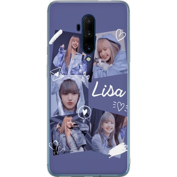OnePlus 7T Pro Gennemsigtig cover Lisa Blackpink – Aesthetic K-pop Queen