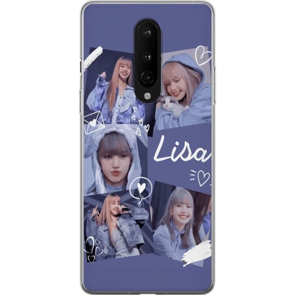 OnePlus 8 Gennemsigtig cover Lisa Blackpink – Aesthetic K-pop Queen