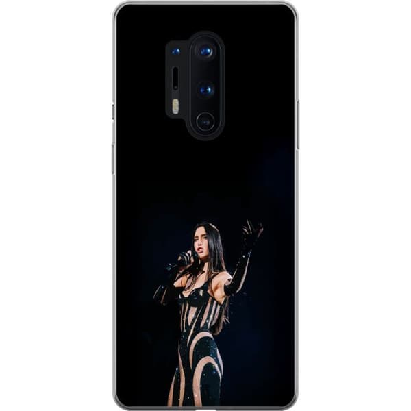 OnePlus 8 Pro Gennemsigtig cover Dua Lipa – Pop Star Aesthetic