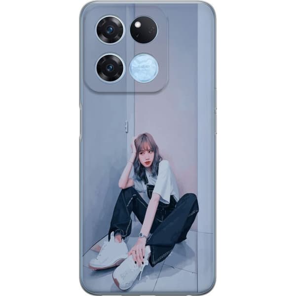 OnePlus Ace Racing Läpinäkyvä kuori Lisa from Blackpink – K-pop Style Icon