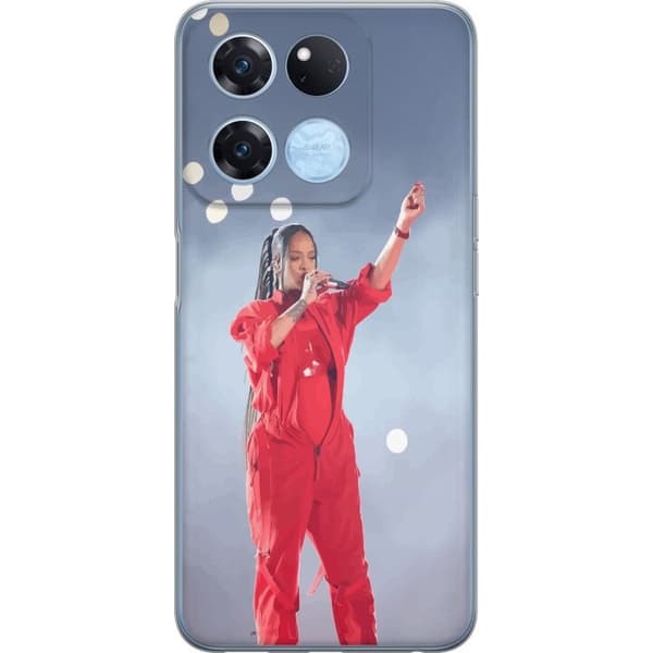 OnePlus Ace Racing Läpinäkyvä kuori Rihanna – Trendsetting Looks & Style