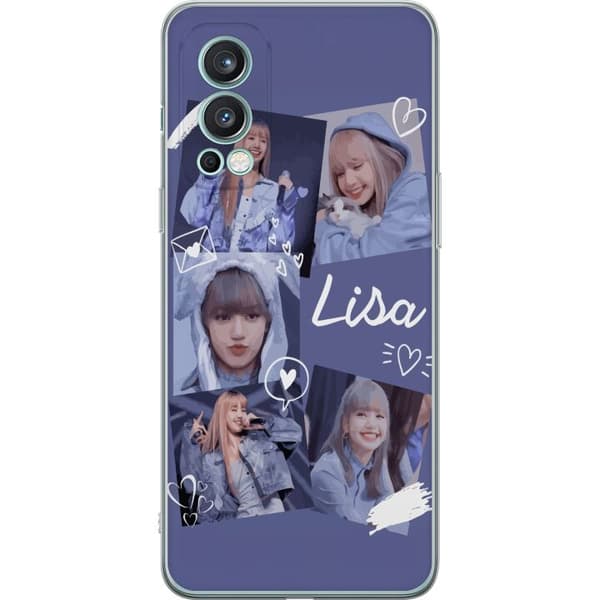 OnePlus Nord 2 5G Gennemsigtig cover Lisa Blackpink – Aesthetic K-pop Queen