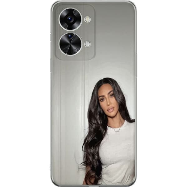 OnePlus Nord 2T Gjennomsiktig deksel Kim Kardashian – Iconic Style Collection