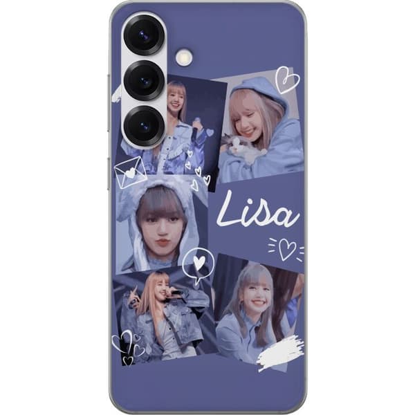 Samsung Galaxy S25 Gjennomsiktig deksel Lisa Blackpink – Aesthetic K-pop Queen