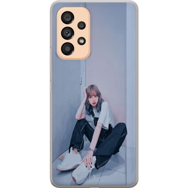 Samsung Galaxy A53 5G Genomskinligt Skal Lisa from Blackpink – K-pop Style Icon