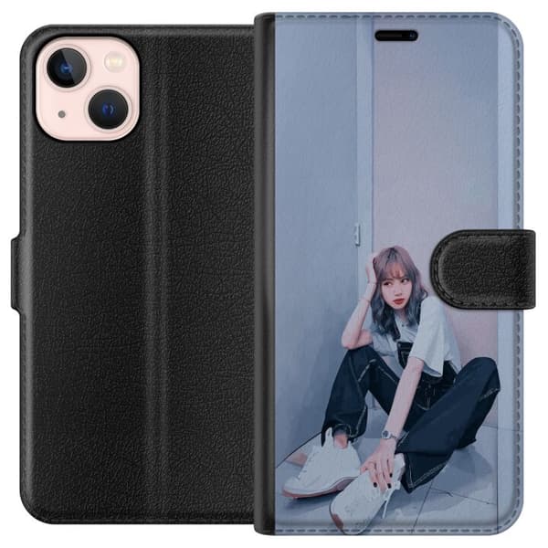 Apple iPhone 13 Plånboksfodral Lisa from Blackpink – K-pop Style Icon