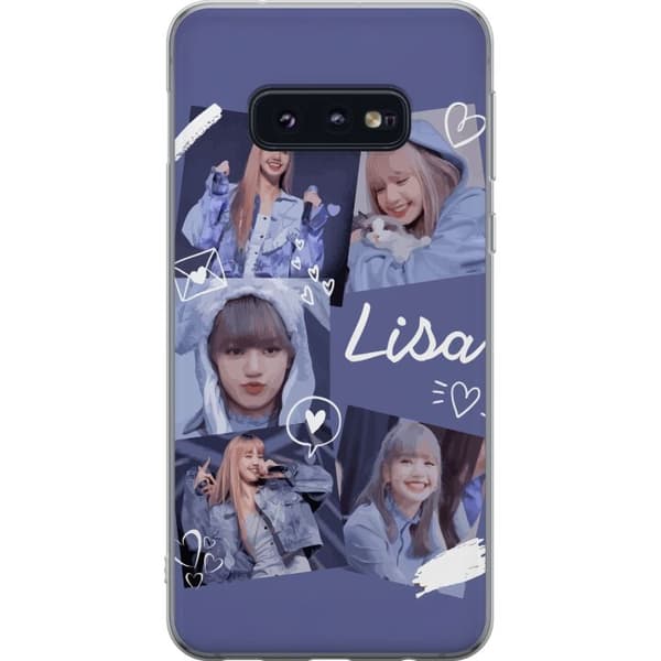 Samsung Galaxy S10e Läpinäkyvä kuori Lisa Blackpink – Aesthetic K-pop Queen