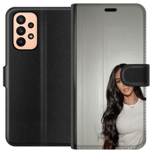 Samsung Galaxy A23 Plånboksfodral Kim Kardashian – Iconic Style Collection