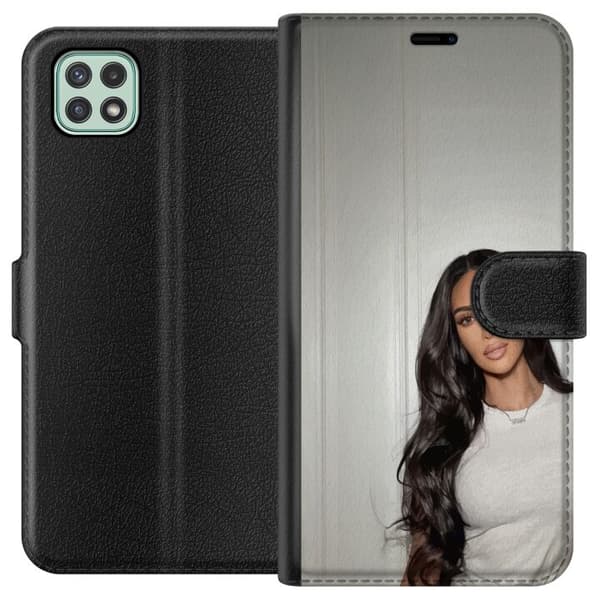 Samsung Galaxy A22 5G Tegnebogsetui Kim Kardashian – Iconic Style Collection