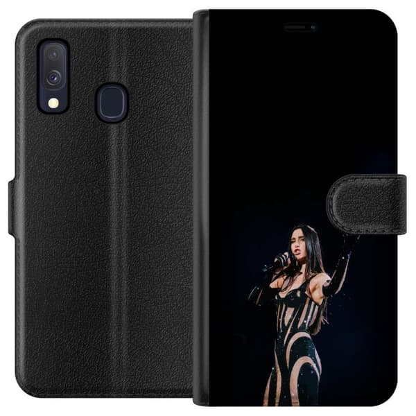 Samsung Galaxy A40 Lompakkokotelo Dua Lipa – Pop Star Aesthetic