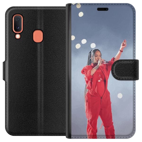 Samsung Galaxy A20e Tegnebogsetui Rihanna – Trendsetting Looks & Style