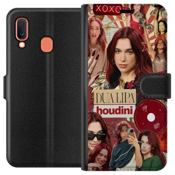 Samsung Galaxy A20e Tegnebogsetui Dua Lipa – Fashion & Style Edit