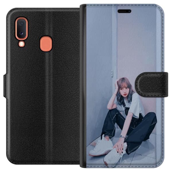 Samsung Galaxy A20e Lommeboketui Lisa from Blackpink – K-pop Style Icon