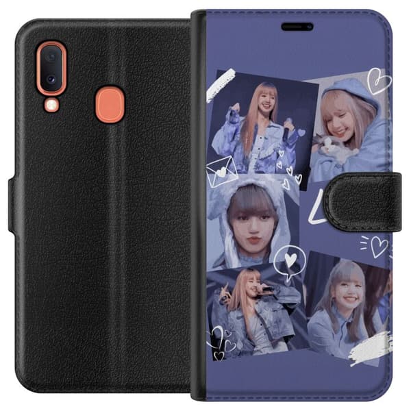 Samsung Galaxy A20e Lompakkokotelo Lisa Blackpink – Aesthetic K-pop Queen