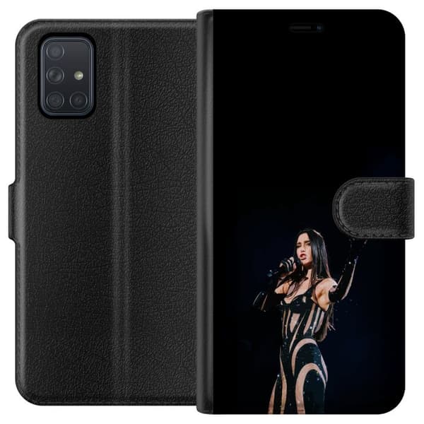 Samsung Galaxy A71 Tegnebogsetui Dua Lipa – Pop Star Aesthetic