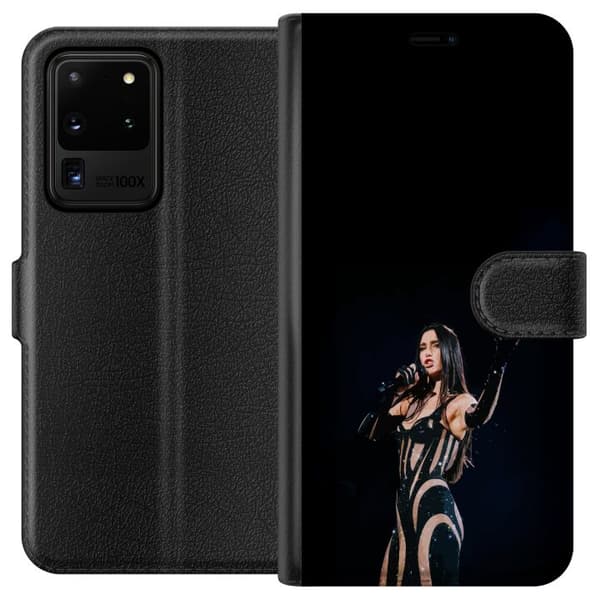 Samsung Galaxy S20 Ultra Tegnebogsetui Dua Lipa – Pop Star Aesthetic