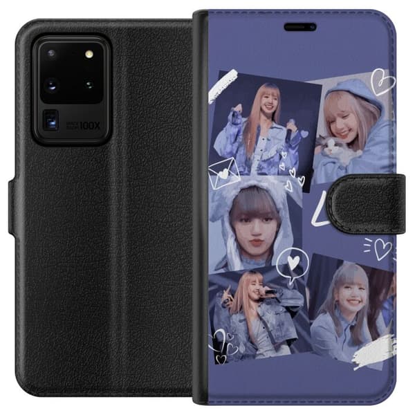 Samsung Galaxy S20 Ultra Lompakkokotelo Lisa Blackpink – Aesthetic K-pop Queen