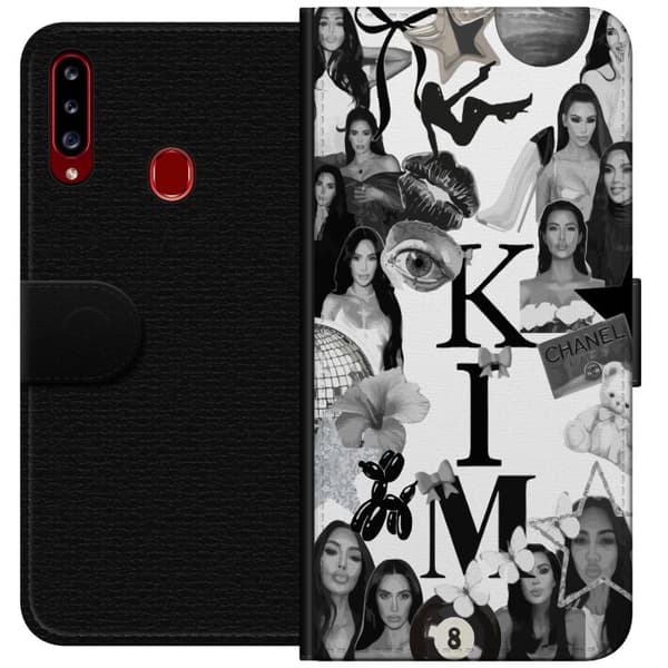 Samsung Galaxy A20s Plånboksfodral Kim Kardashian – Aesthetic Look 2025