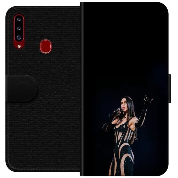 Samsung Galaxy A20s Tegnebogsetui Dua Lipa – Pop Star Aesthetic