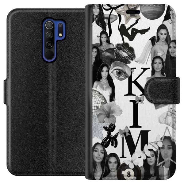 Xiaomi Redmi 9 Tegnebogsetui Kim Kardashian – Aesthetic Look 2025