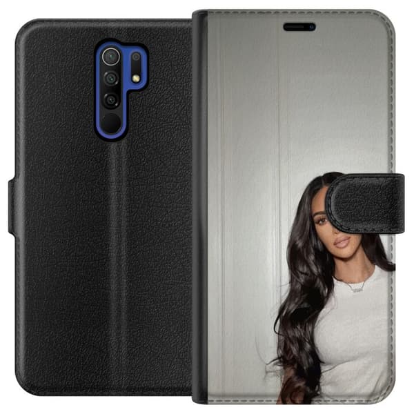 Xiaomi Redmi 9 Tegnebogsetui Kim Kardashian – Iconic Style Collection
