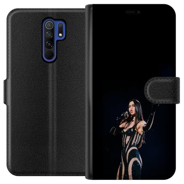 Xiaomi Redmi 9 Tegnebogsetui Dua Lipa – Pop Star Aesthetic