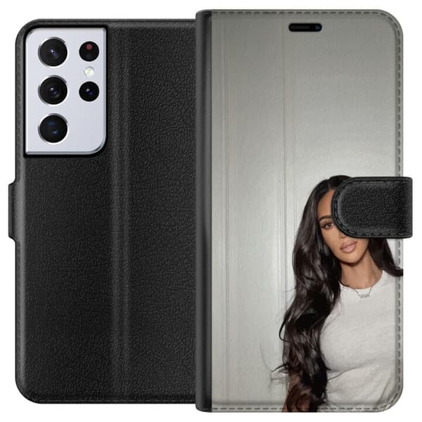 Samsung Galaxy S21 Ultra 5G Tegnebogsetui Kim Kardashian – Iconic Style Collection