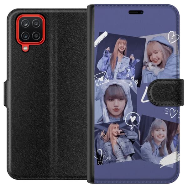 Samsung Galaxy A12 Lommeboketui Lisa Blackpink – Aesthetic K-pop Queen