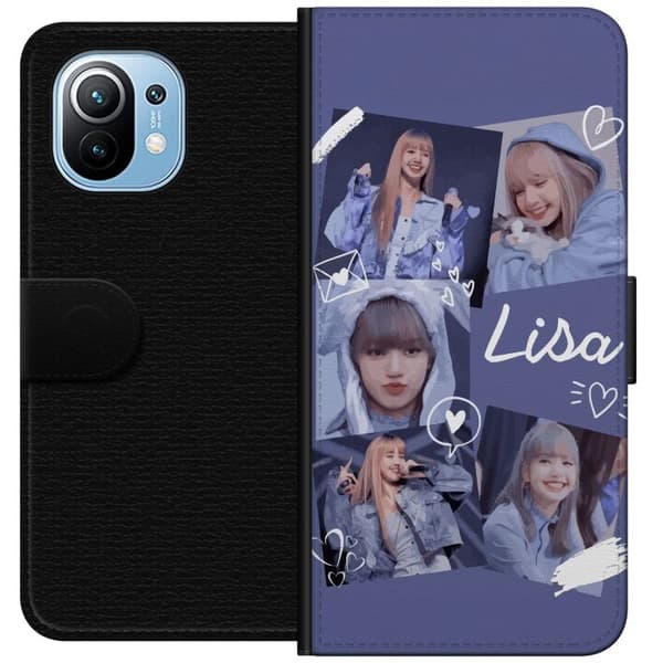 Xiaomi Mi 11 Tegnebogsetui Lisa Blackpink – Aesthetic K-pop Queen