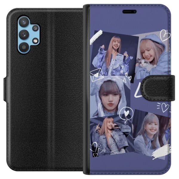 Samsung Galaxy A32 5G Tegnebogsetui Lisa Blackpink – Aesthetic K-pop Queen