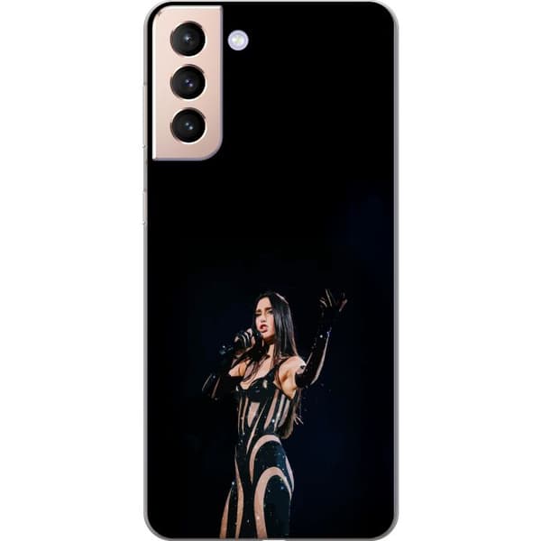 Samsung Galaxy S21 Läpinäkyvä kuori Dua Lipa – Pop Star Aesthetic