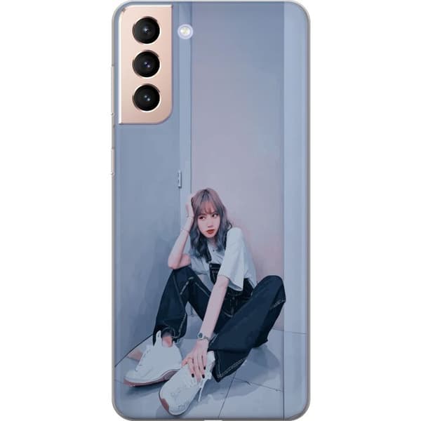 Samsung Galaxy S21 Gennemsigtig cover Lisa from Blackpink – K-pop Style Icon