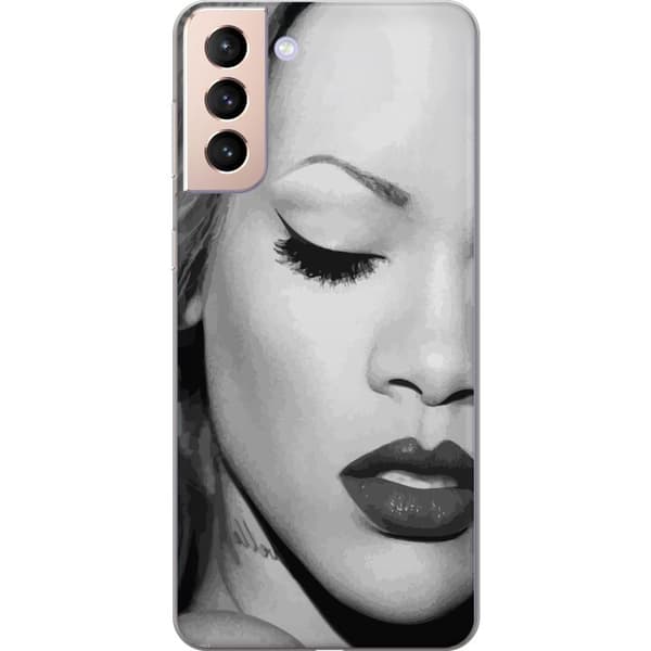 Samsung Galaxy S21 Genomskinligt Skal Rihanna – Aesthetic Edit 2025