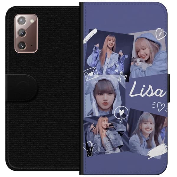 Samsung Galaxy Note20 Lompakkokotelo Lisa Blackpink – Aesthetic K-pop Queen