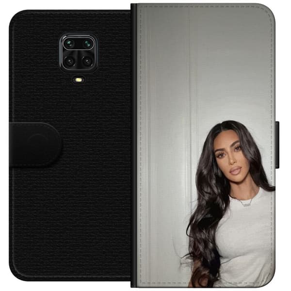 Xiaomi Redmi Note 9S Tegnebogsetui Kim Kardashian – Iconic Style Collection
