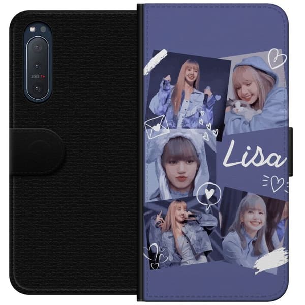 Sony Xperia 5 II Tegnebogsetui Lisa Blackpink – Aesthetic K-pop Queen
