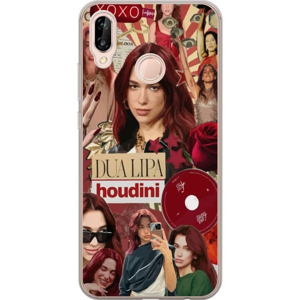 Huawei P20 lite Genomskinligt Skal Dua Lipa – Fashion & Style Edit