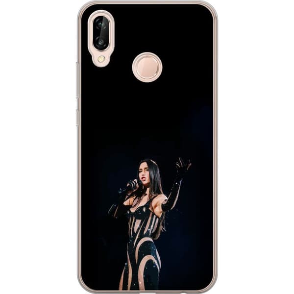 Huawei P20 lite Gjennomsiktig deksel Dua Lipa – Pop Star Aesthetic