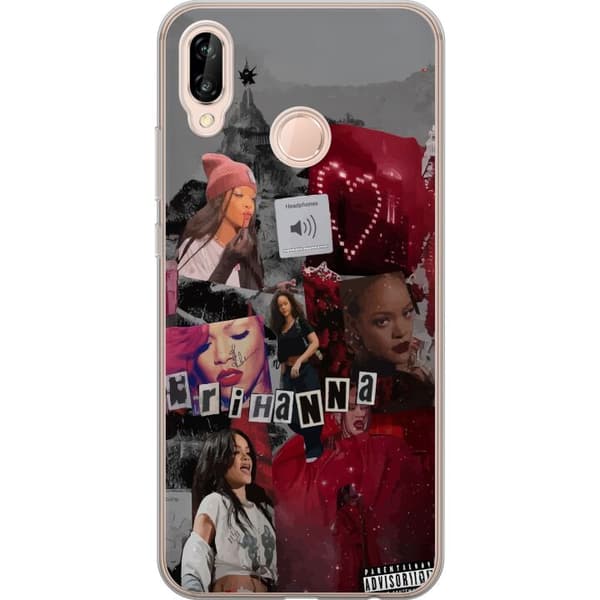 Huawei P20 lite Gennemsigtig cover Rihanna – Iconic Fashion Moments