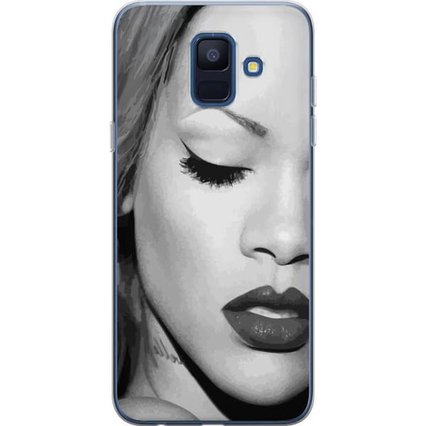 Samsung Galaxy A6 (2018) Läpinäkyvä kuori Rihanna – Aesthetic Edit 2025