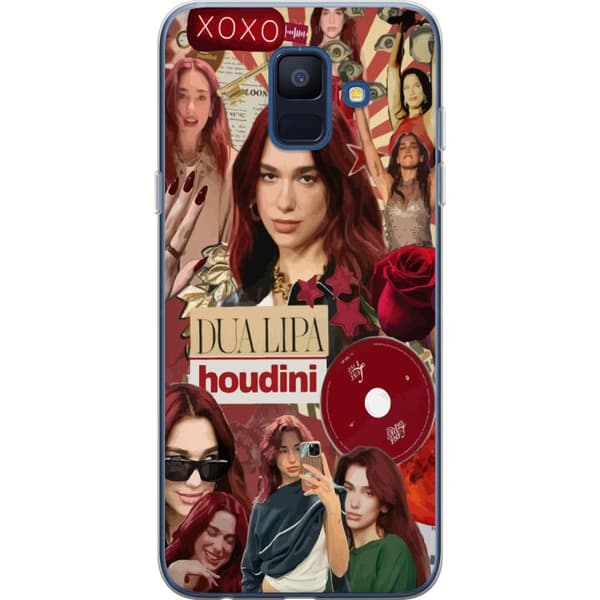 Samsung Galaxy A6 (2018) Gennemsigtig cover Dua Lipa – Fashion & Style Edit