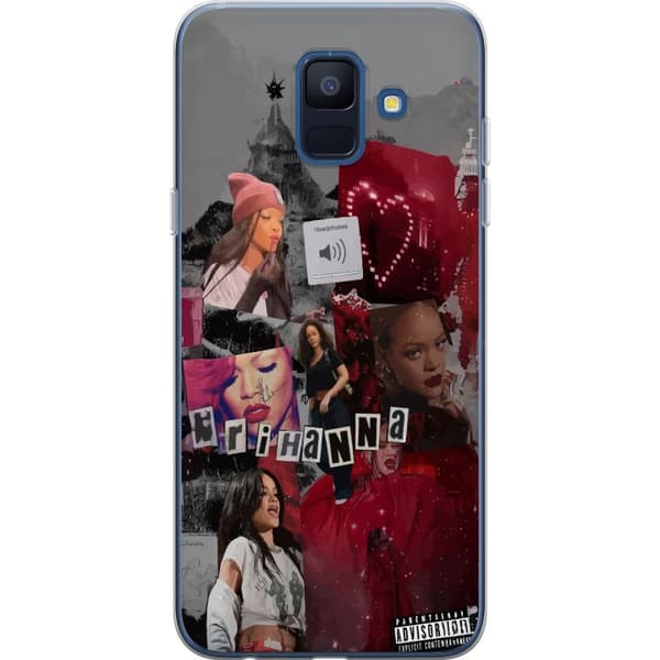 Samsung Galaxy A6 (2018) Gennemsigtig cover Rihanna – Iconic Fashion Moments