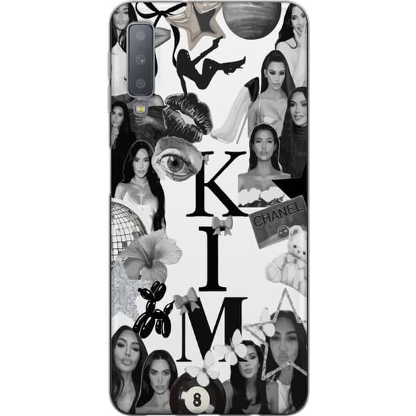 Samsung Galaxy A7 (2018) Läpinäkyvä kuori Kim Kardashian – Aesthetic Look 2025