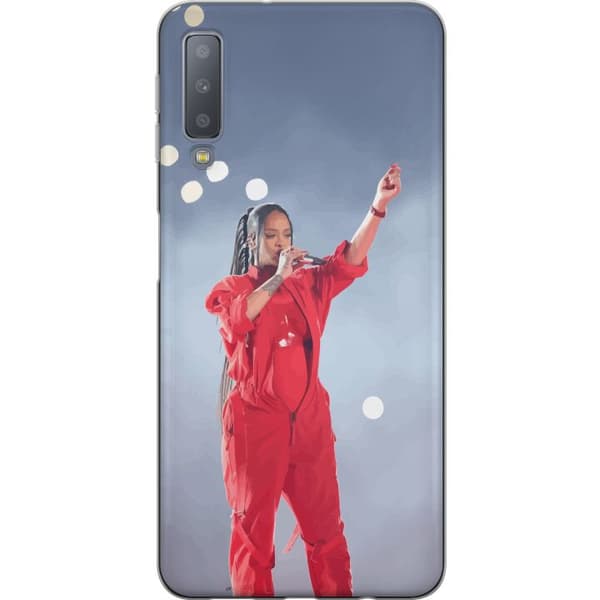 Samsung Galaxy A7 (2018) Genomskinligt Skal Rihanna – Trendsetting Looks & Style